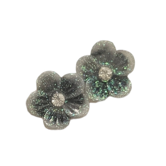 Flower Charms Black