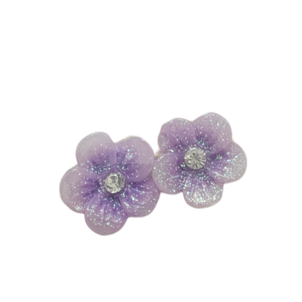Flower Charms Lt Purple