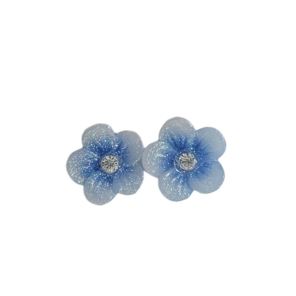 Flower charms Blue