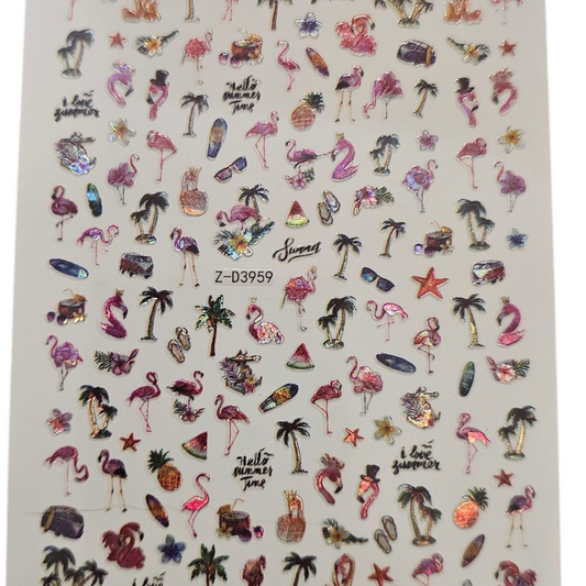 Tropical Stickers Z-D3959