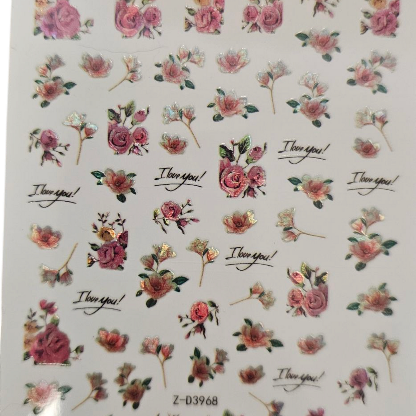 Autocollants fleurs F802