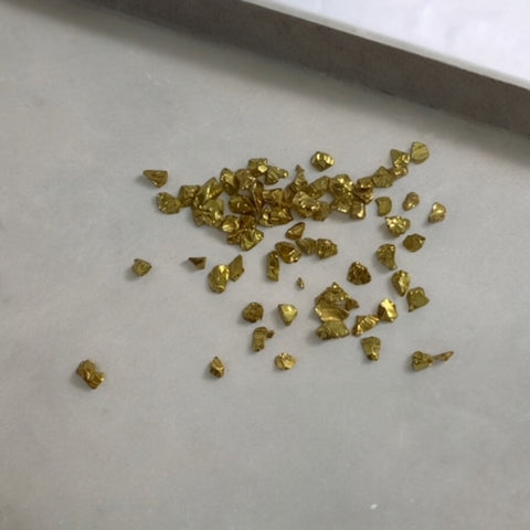 Gold Metal Flakes