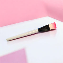 Flat Facial Brush pink/white bristles