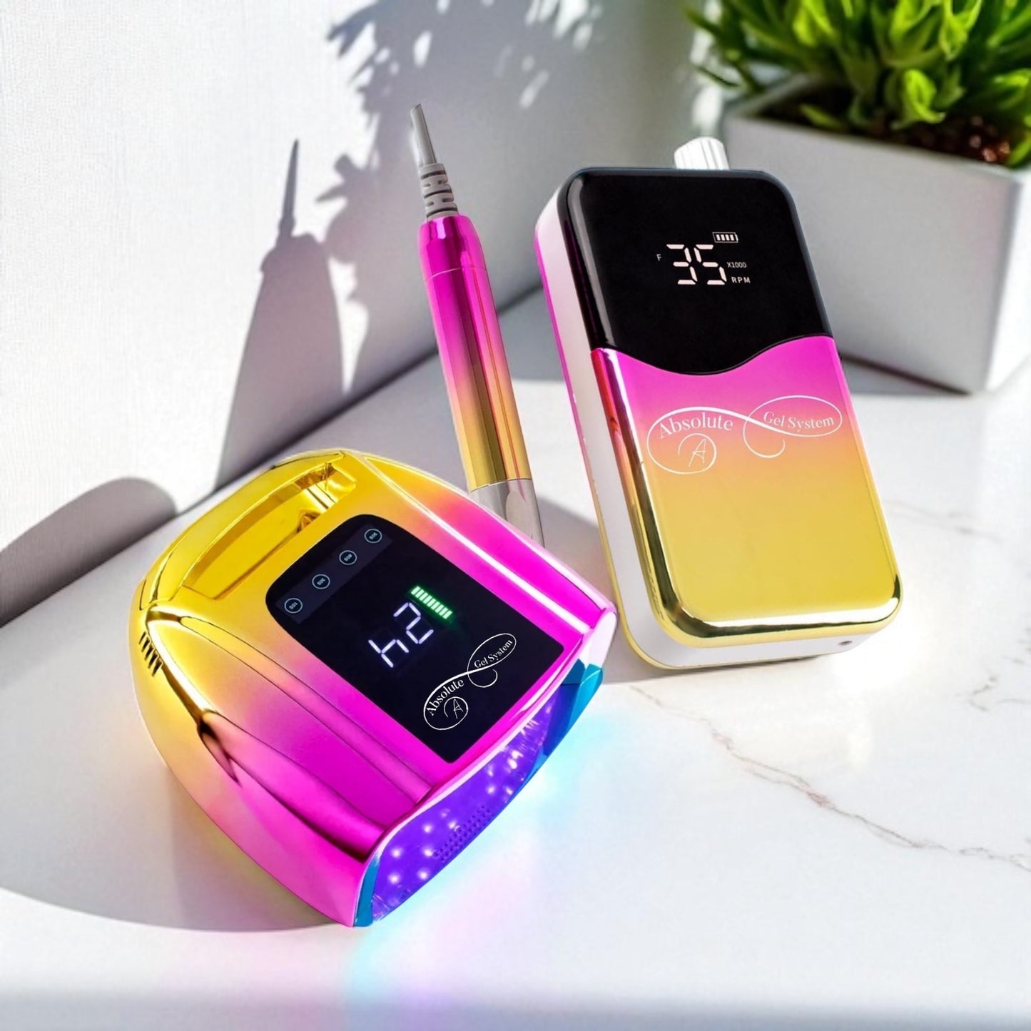 Absolute Pro E-File & 2 Lamp Bundle