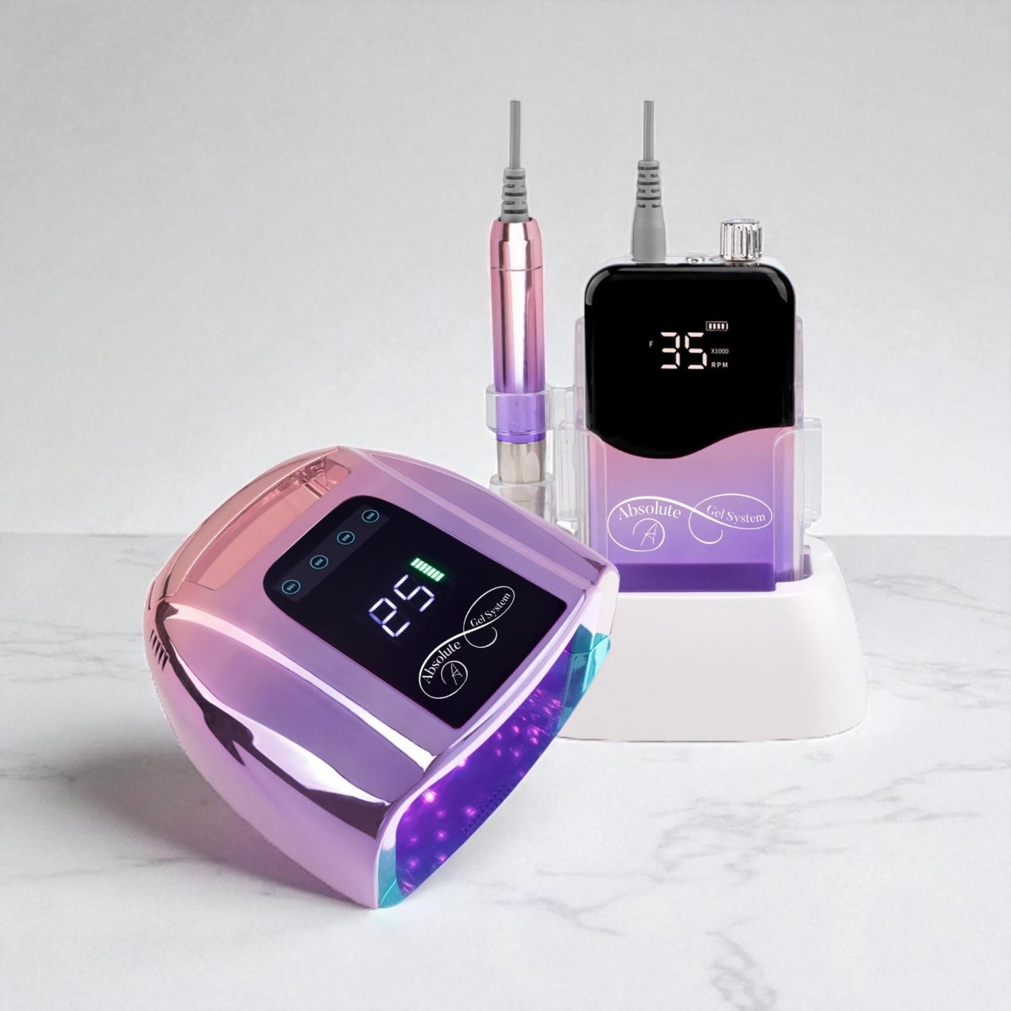 Absolute Pro E-File & 2 Lamp Bundle