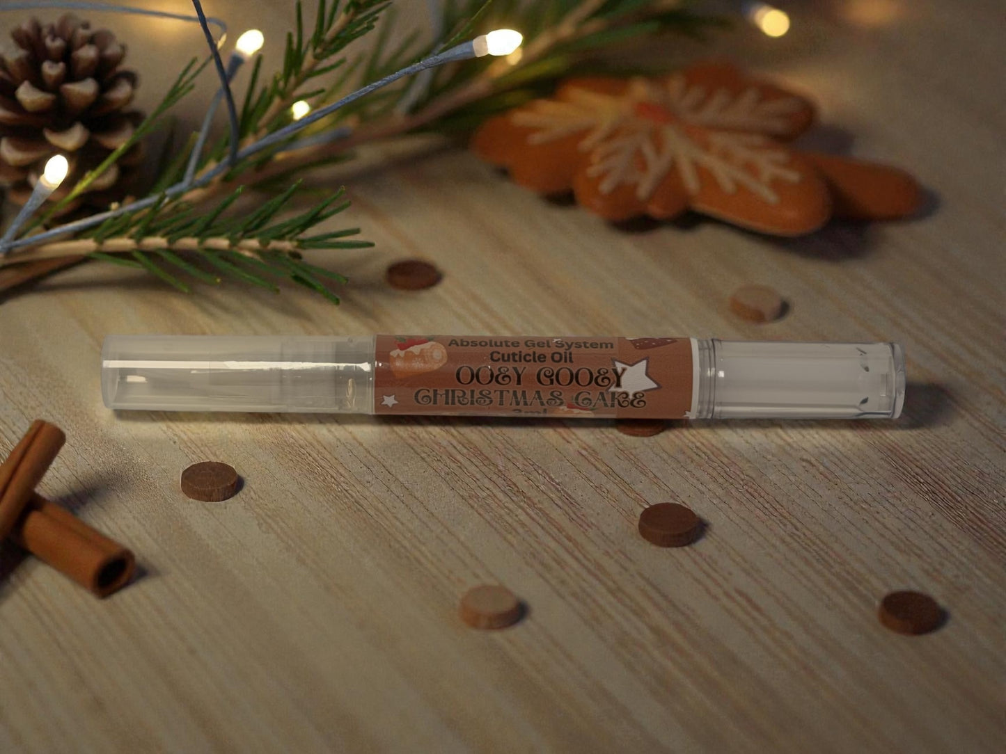 Ooey Gooey Christmas Cake Cuticle Oil- 3 ml (Pen)