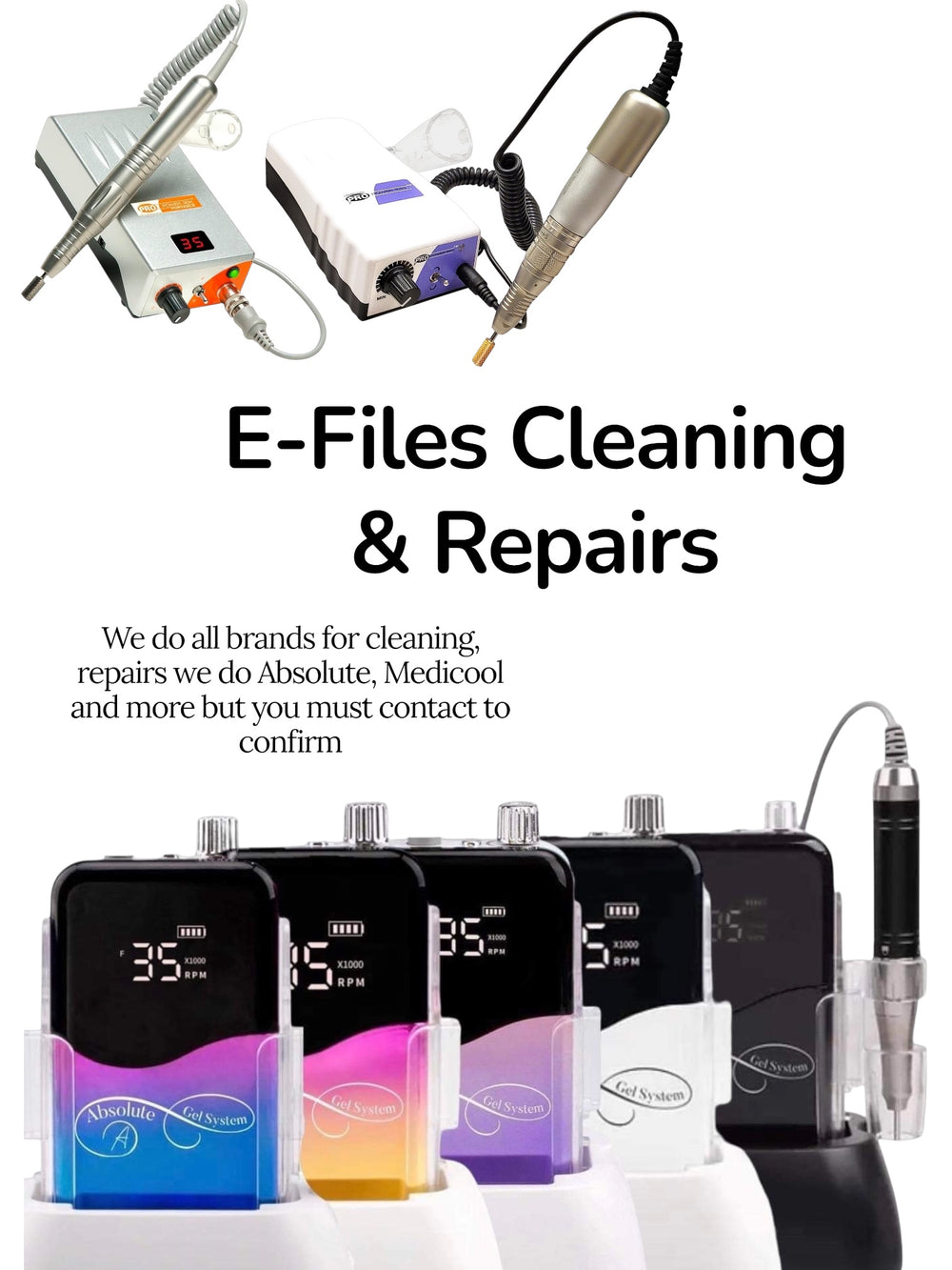 Servicing E-File (Cleaning/Repairs)