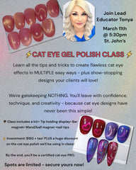 Cat Eye Class March 11th 2026 5:30pm