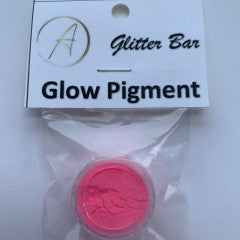 Pink Glow in the Dark Pigment