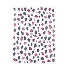 Pink cheetah spots stickers 498