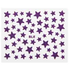 Pink shimmer stars - Stickers