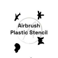 Plastic Stencil #3 (6 Designs, 1 Sheet)