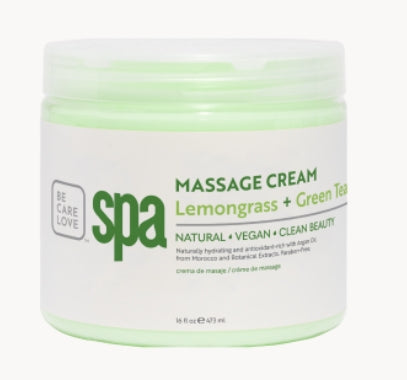 Purifying Lemongrass & Green Tea Massage Cream 64oz