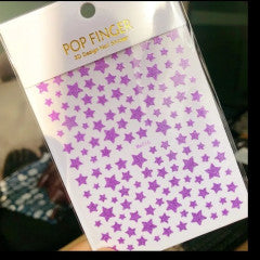 Purple Star stickers Me016