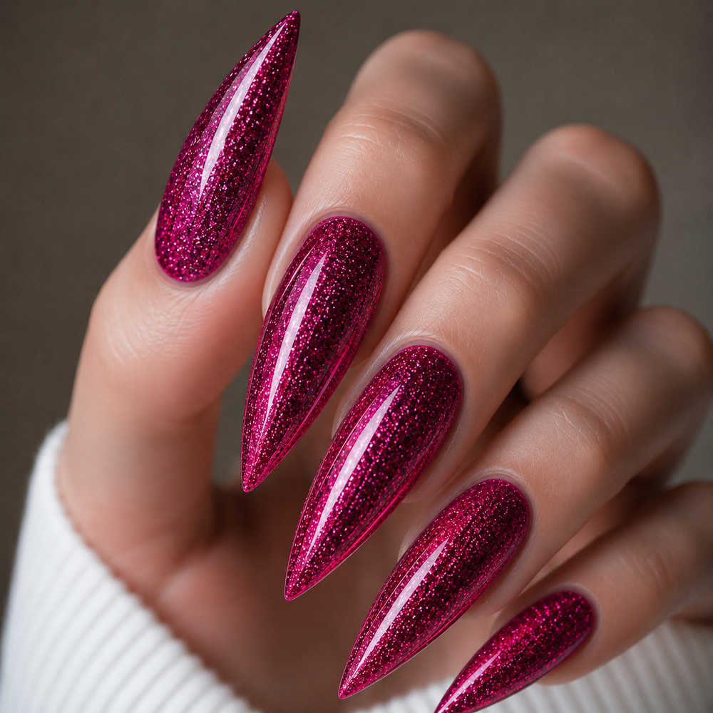 Bemi Metal Leaf Gel - Raspberry
