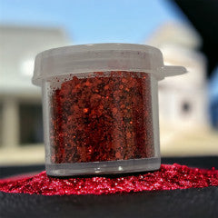 Red Glitter Pieces