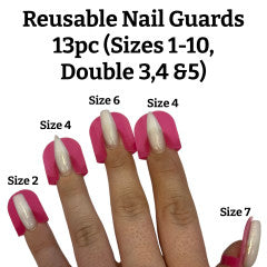 Reusable Nail Guards 13pc (Sizes 1-10)