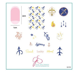 Steel Stamping Plates (6cm x 6cm) CJSZ-10 Sagittarius