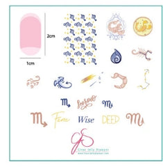 Steel Stamping Plates (6cm x 6cm) CJSZ-09 Scorpio