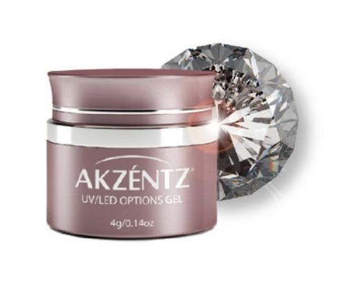 Akzentz Professional Options Crystal Clear Builder Gel