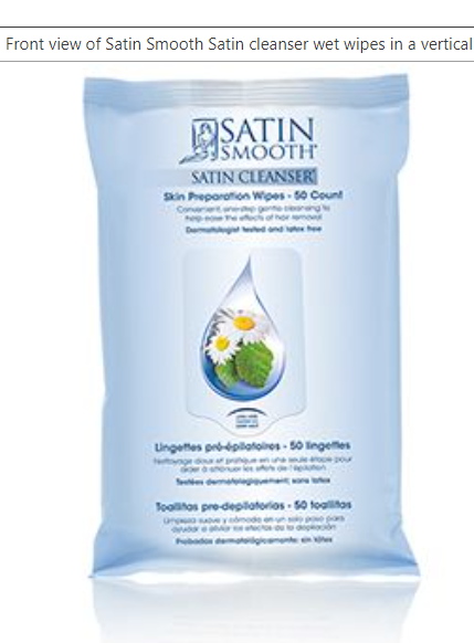 Satin Cleanser Skin Preparation Wipes (50 wipes)