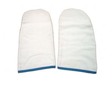 White Terry Paraffin Mitt Pair