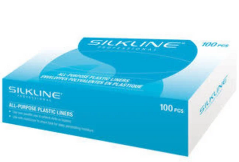 Silkline Paraffin Plastic Liners Disposable 100pk