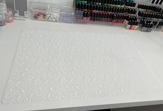 CjS Clear Nail Art Mat - The Louise