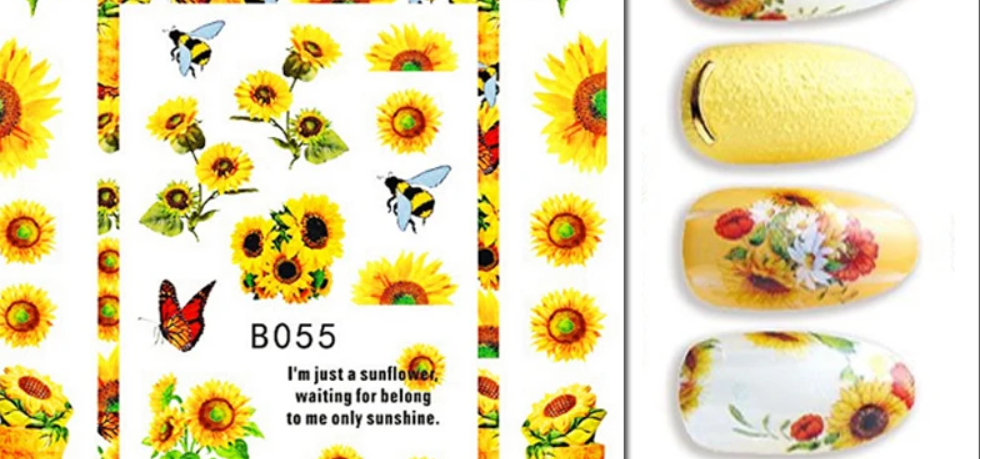 Sunflower Stickers B055