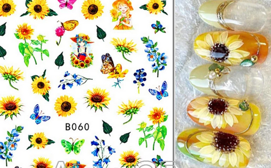 Sunflower Stickers B060