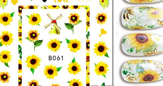 Sunflower Stickers B061