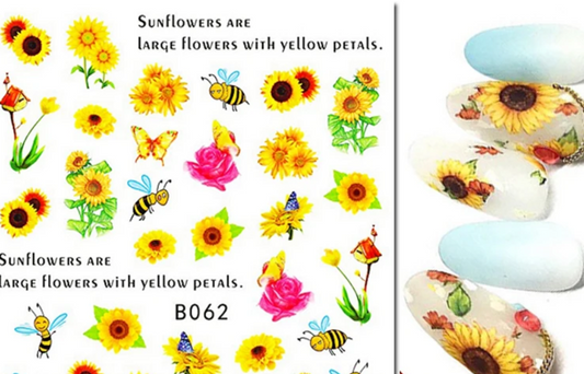 Sunflower Stickers B062