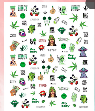 Weed Sticker WG787