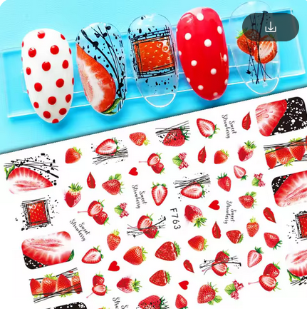 Strawberrie Stickers F763