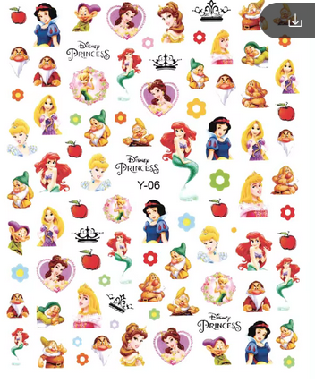 Disney Princess Stickers Y06