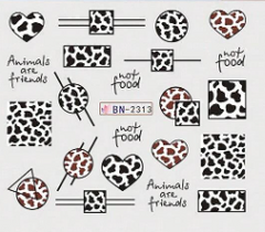 Water Decal Cow BN-2313