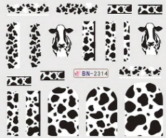 Cow water decal BN-2314