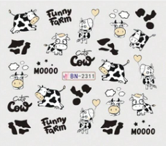 Water Decal Cow BN-2311