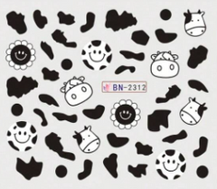 Water Decal Cow BN-2312