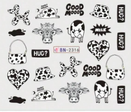 Cow water decal BN-2316