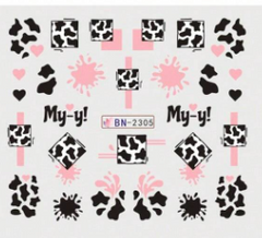 Water Decal Cow BN-2305