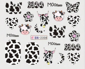 Cow water decal BN-2308