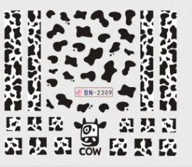 Water Decal Cow BN-2309