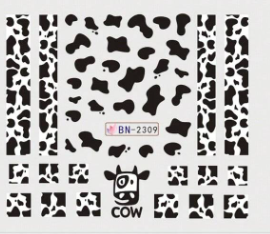 Cow water decal BN-2309