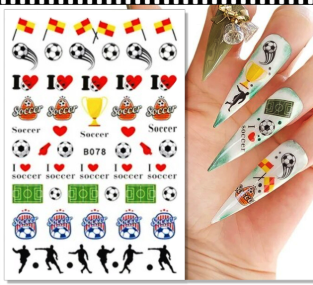 Autocollants de football B078
