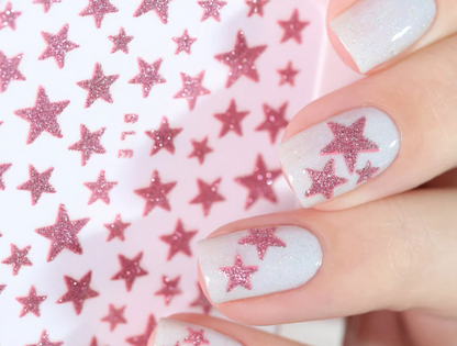 Star Stickers light Pink BLE