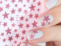 Star Stickers light Pink BLE