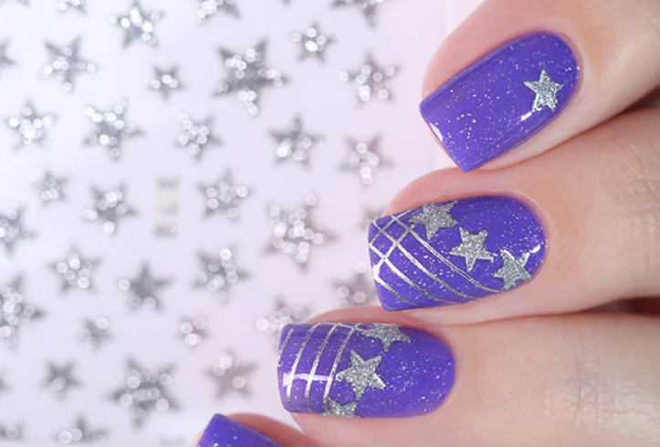 Star Stickers Silver BLE