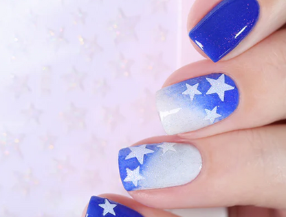 Star Stickers White BLE