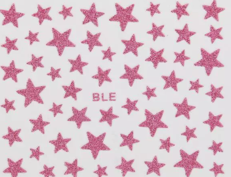 Star Stickers light Pink BLE